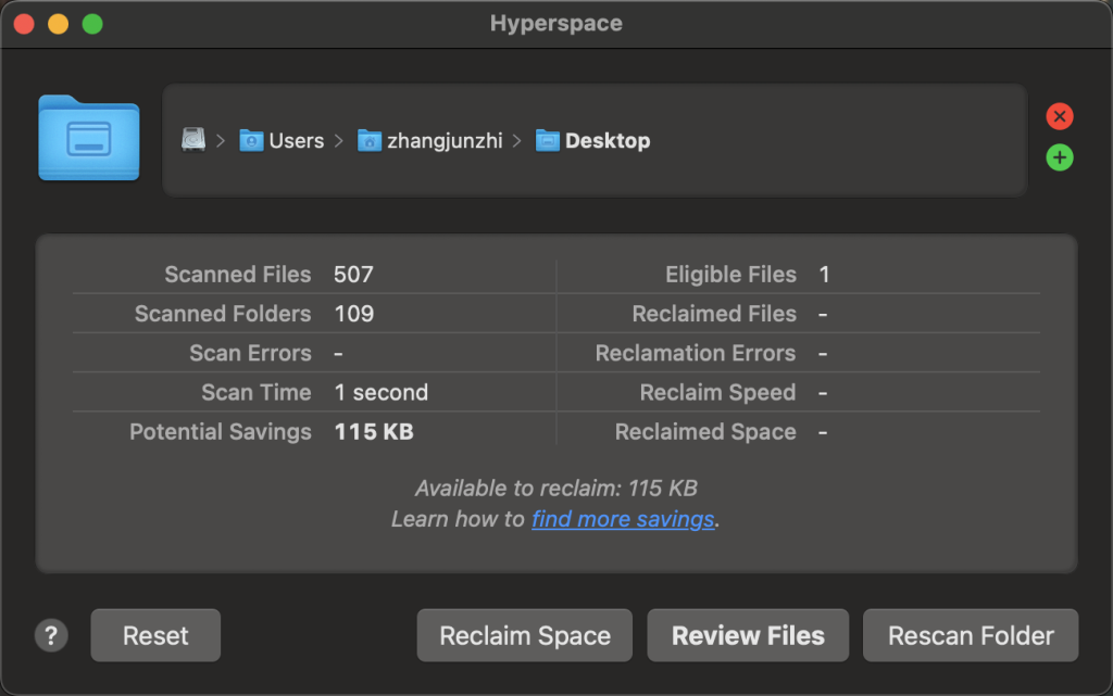 图片[1]-Hyperspace v1.3.2 (磁盘重复文件查找清理）破解版